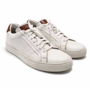 To Boot New York Carlin White Leather Sneakers Men’s 11.5 Designer Low Top